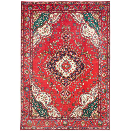 Rug Tabriz Persia 210x300 Red Blue