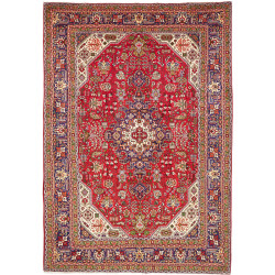 Rug Tabriz Persia 202x290 Red Blue