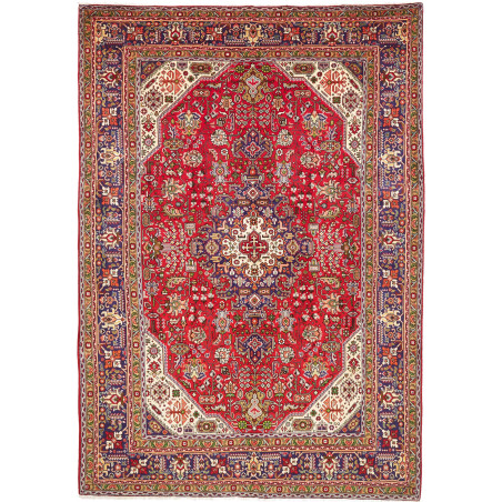 Rug Tabriz Persia 202x290 Red Blue
