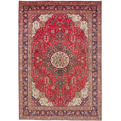 Rug Tabriz Persia 230x330 Red Navy Blue