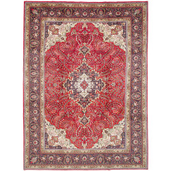 Tabriz 252x340 Cm Tabriz, Persia, Hand-carded Wool (warp: