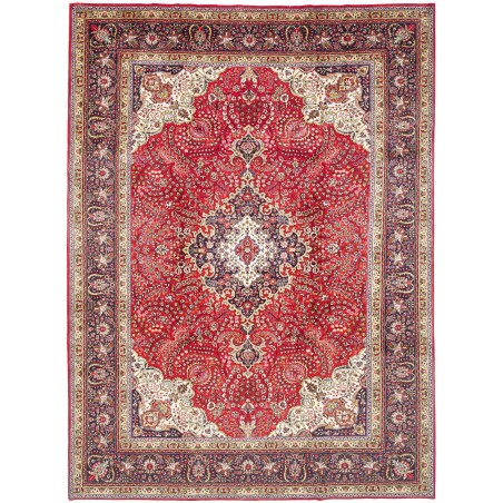 Tabriz 252x340 Cm Tabriz, Persia, Hand-carded Wool (warp: