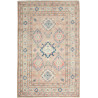 Tappeto Kazak Afghanistan Geometrico Beige Blu 115x182 Cm