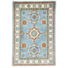 Rug Kazak Co 64x92 Sky Blue And Terracotta