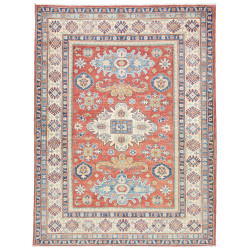 Rug Kazak Co 152x202 Terracotta Blue