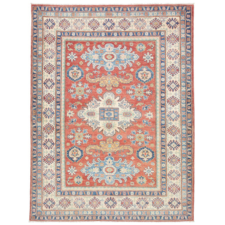 Rug Kazak Co 152x202 Terracotta Blue