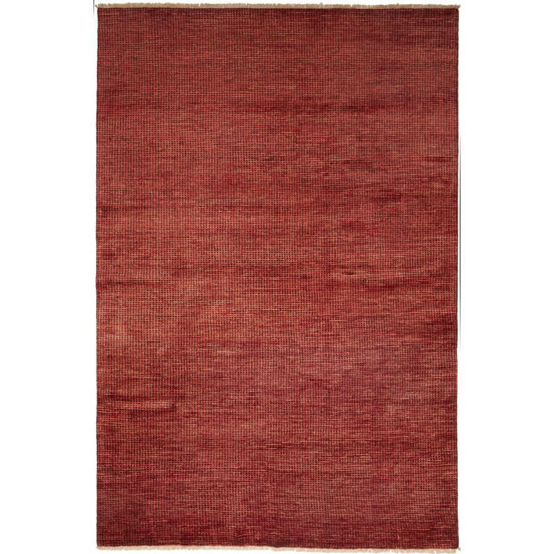 Tappeto Shayan Pakistan Astratto Rosso Mattone 258x315 Cm