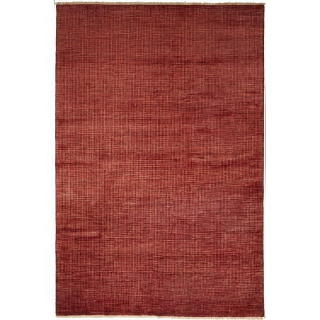 Tappeto Shayan Pakistan Astratto Rosso Mattone 255x300 Cm