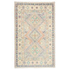 Rug Kazak Co 98x161 Lavender Grey Blue And Crea