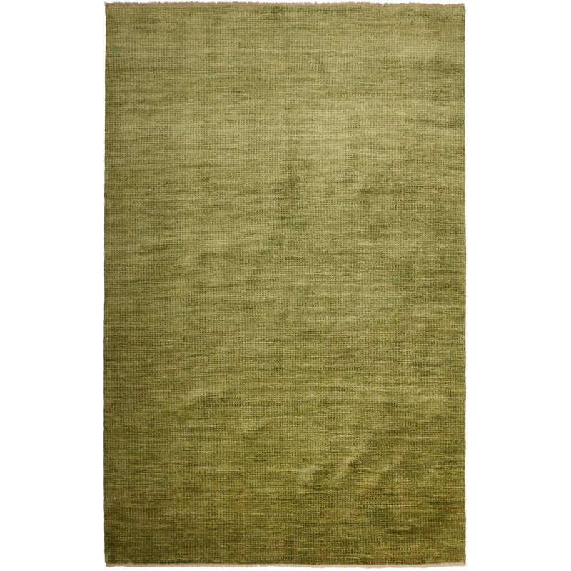 Tappeto Shayan Pakistan Astratto Verde Sottobosco 167x238 Cm