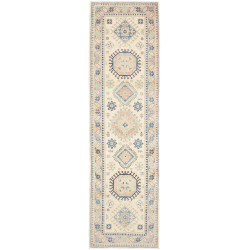 Rug Kazak Co 82x296 Cream Blue
