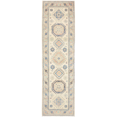 Rug Kazak Co 82x296 Cream Blue