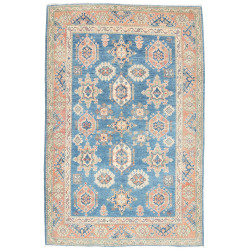 Rug Kazak Co 117x185 Cerulean Blue Terracotta