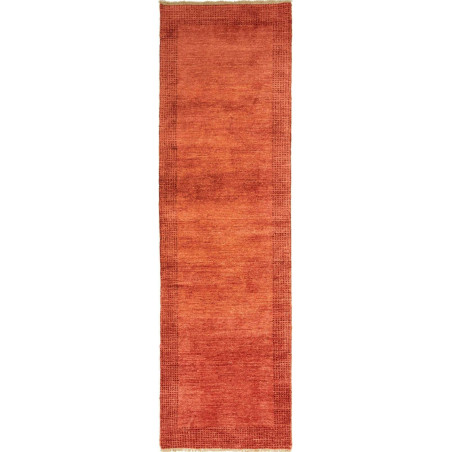 Tappeto Shayan Pakistan Geometrico Arancio Terracota 78x203