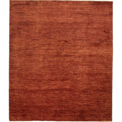 Tappeto Shayan Pakistan Tinta Unita Ruggine Intenso 255x299