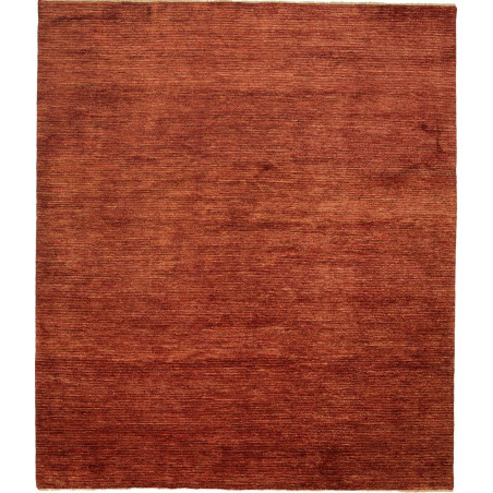 Tappeto Shayan Pakistan Tinta Unita Ruggine Intenso 255x299