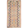 Tappeto Kilim Afghanistan Geometrico Multicolore Arancione 1