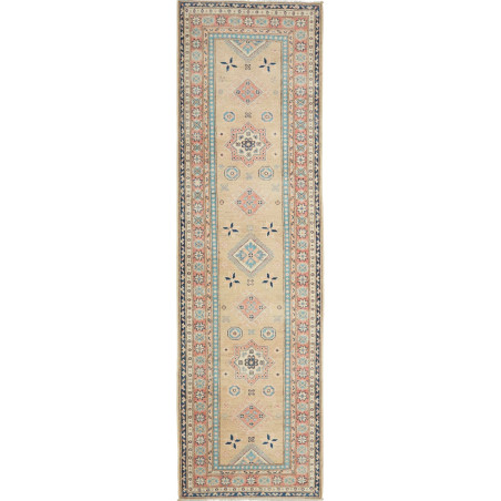 Rug Kazak Afghanistan 85x294 Beige