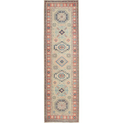 Rug Kazak Afghanistan 83x300 Beige Blue
