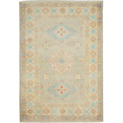Rug Kazak Afghanistan 99x150 Sage Green Pastel