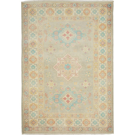 Rug Kazak Afghanistan 99x150 Sage Green Pastel
