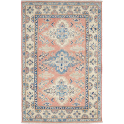 Rug Kazak Afghanistan 101x155 Terracotta Cream