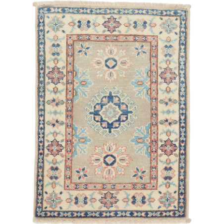Rug Kazak Afghanistan 62x86 Beige Blue