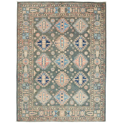 Rug Kazak Afghanistan 174x230 Petrol Green Mute