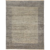 Tappeto Shayan Pakistan Tinta Unita Grigio Beige 156x199 Cm