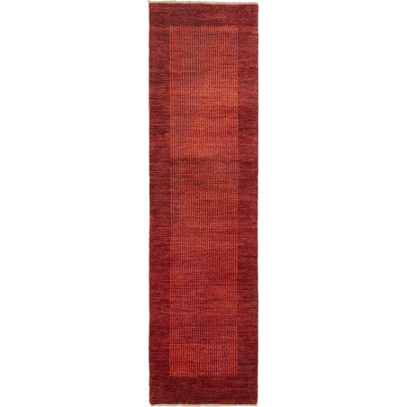 Tappeto Shayan Pakistan Geometrico Rosso Mattone 76x292 Cm