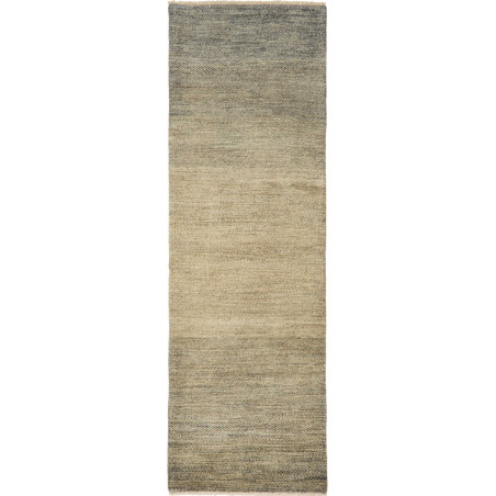 Tappeto Shayan Pakistan Astratto Grigio Beige Sfumato 78x244