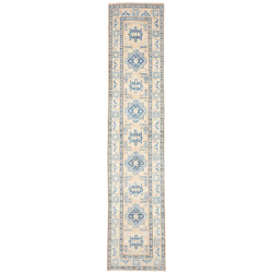 Rug Kazak Afghanistan 77x373 Beige Cream