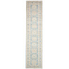 Rug Kazak Afghanistan 90x394 Dusty Blue Beige