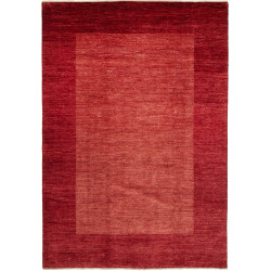 Tappeto Shayan Pakistan Tinta Unita Rosso Bordeaux 201x296 C
