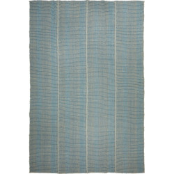 Tappeto Kilim Persia Geometrico Azzurro Beige 201x309 Cm