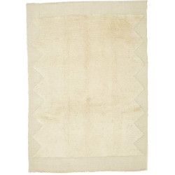 Tappeto Gabbeh Persia Geometrico Crema Naturale 166x232 Cm