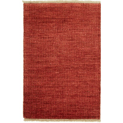 Tappeto Shayan Pakistan Astratto Rosso Mattone 60x91 Cm