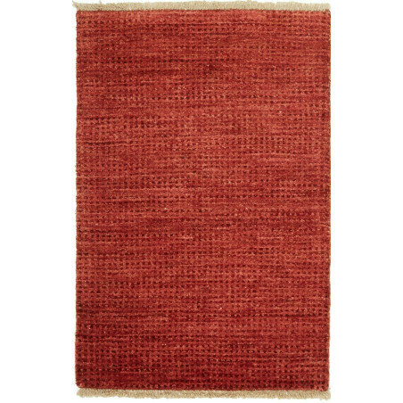 Tappeto Shayan Pakistan Astratto Rosso Terracotta 59x89 Cm