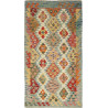 Tappeto Kilim Afghanistan Astratto Variopinto Su Chiaro 102x