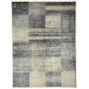 Tappeto Siva Pakistan Geometrico Grigio Crema 150x200 cm