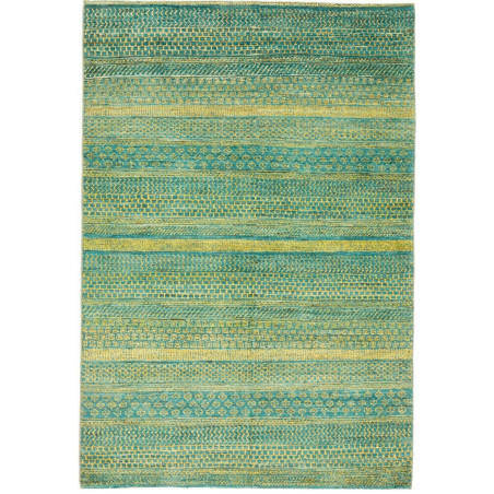 Tappeto Royal Gabbeh Pakistan Astratto Acqua Giallo Ocra 80x